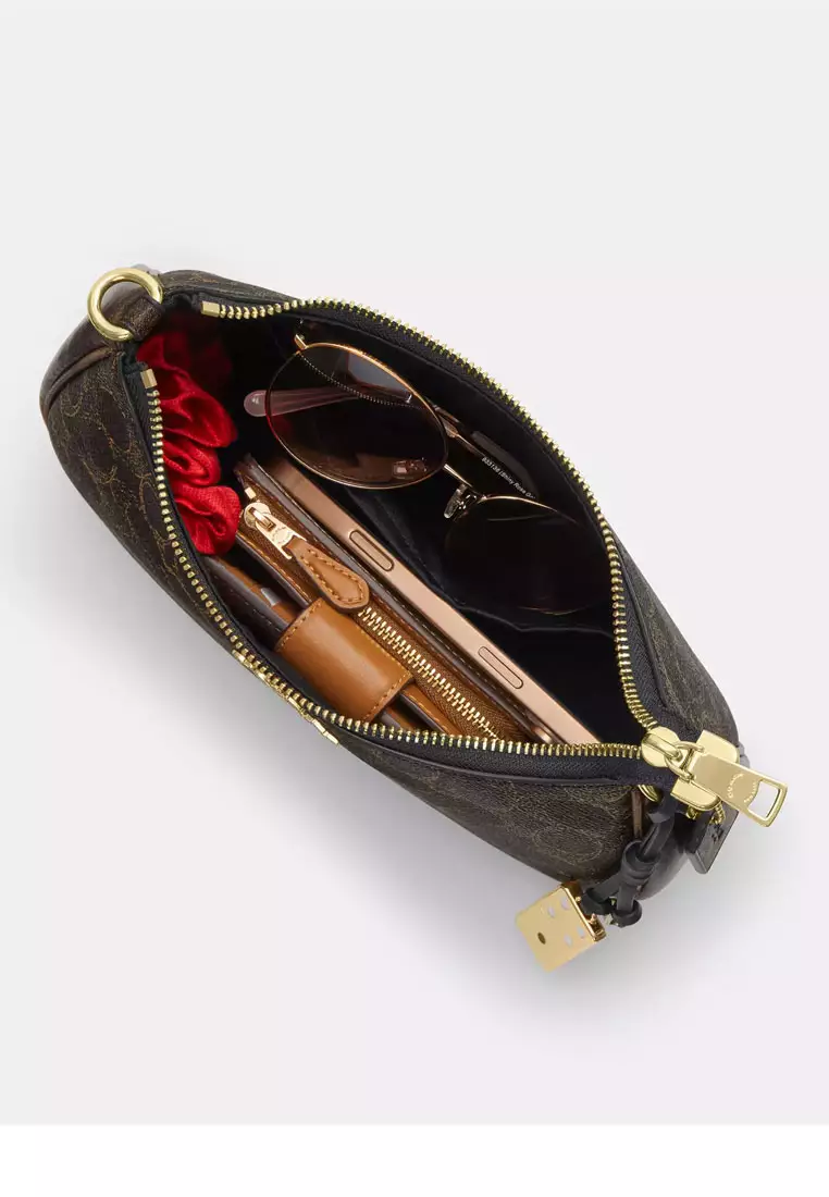 Teri Shoulder Bag In Loved Signature Canvas With Charms