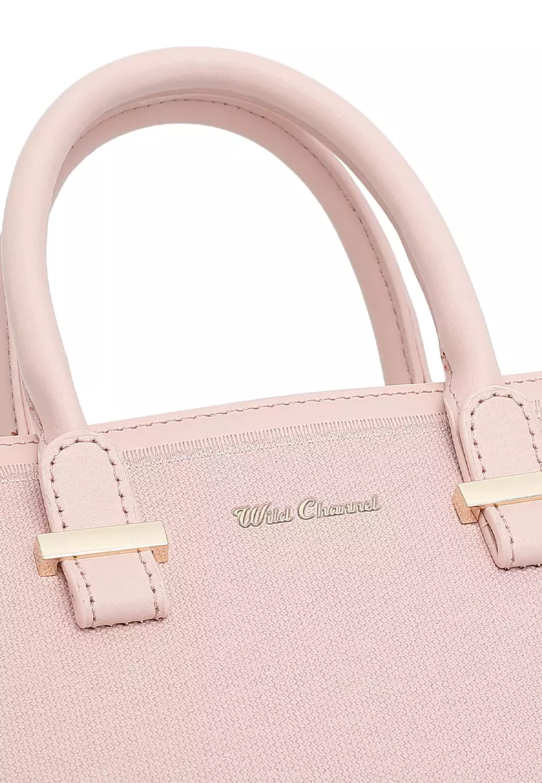 Women's Top Handle Bag / Sling Bag / Crossbody Bag / Shoulder Bag - Pink