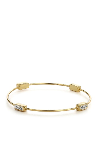 estele gold Estele Gold Tone Bangle Type 3 Non-Precious Metal Brass Gold	Bracelet for Women 9297DAC45F47A6GS_1