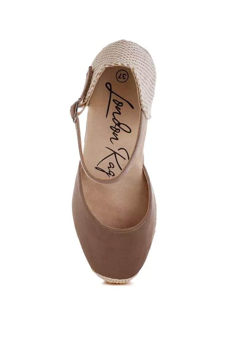 Buy London Rag Microfiber Espadrilles Sandals In Taupe 2026 Online ...