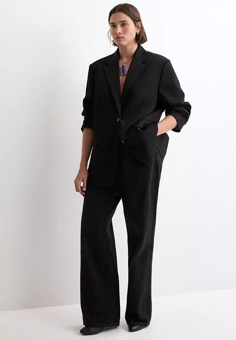 Straight Flap Pockets Blazer