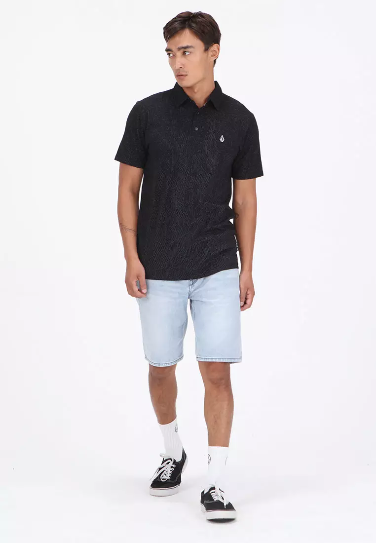 MPL DUVALL SHORT SLEEVE POLO BLACK