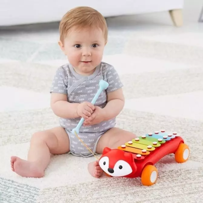 Skip Hop Explore & More Fox Xylophone - Mainan Edukasi Bunyi Alat Musik Bayi