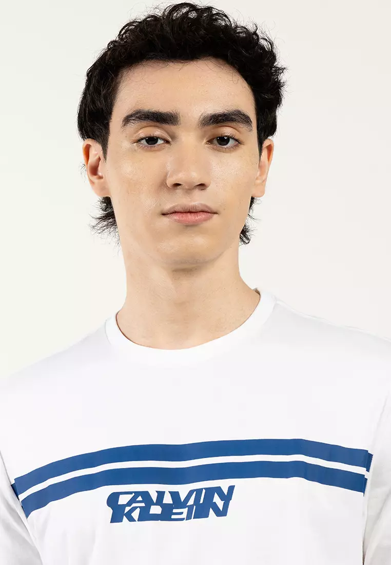 Racer Stripe Graphic Tee - Calvin Klein Jeans