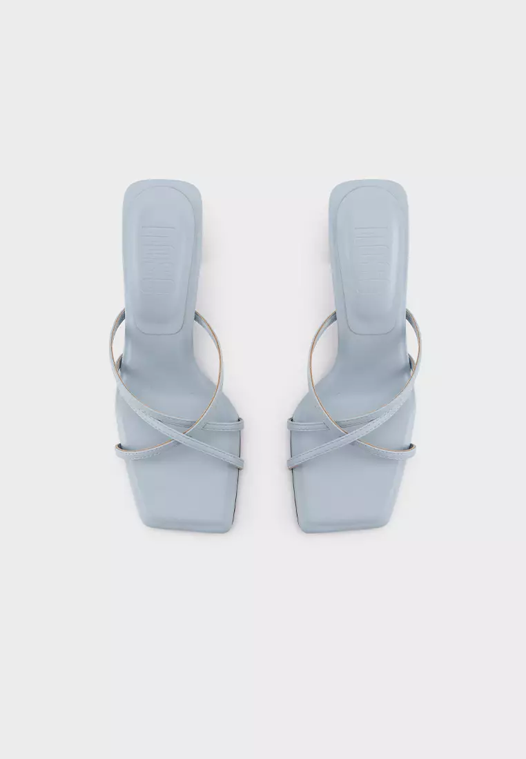 STRAPPY CLOUDFOAM CHUNKY HEEL SLIDE