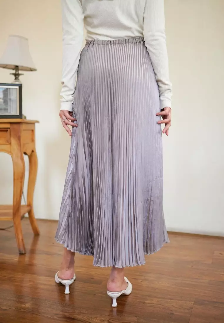 Emily Skirt - Taupe Midi