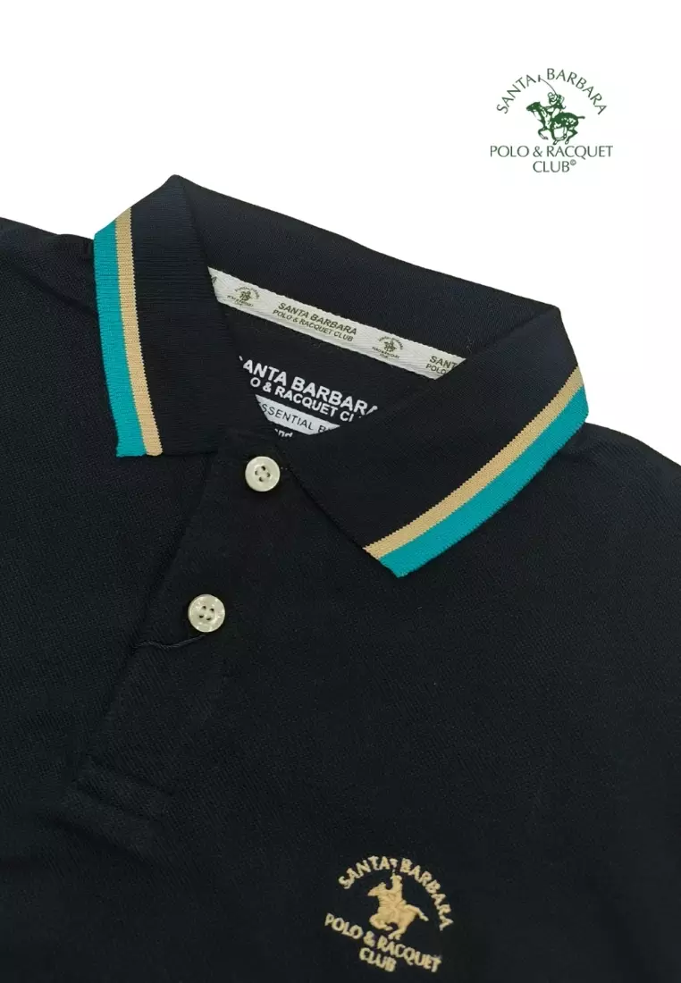 Knits Pique Ptees Plain With Logo - Black