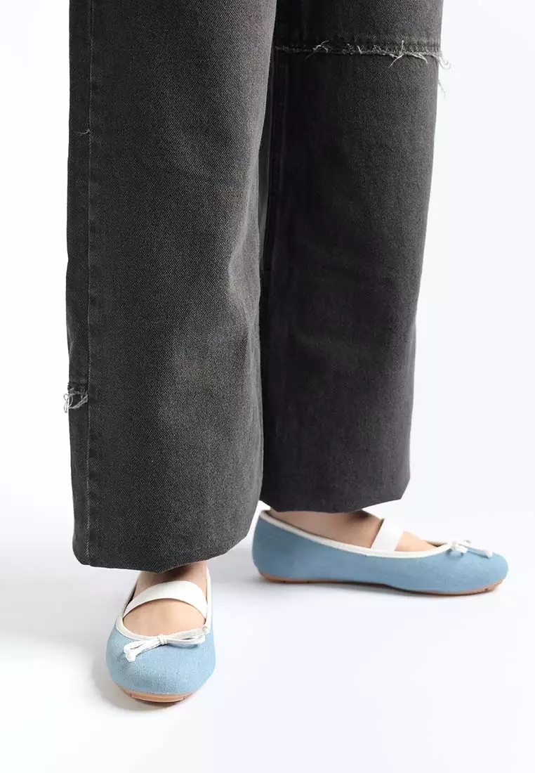 Aurora Ballerina Ribbon Flats