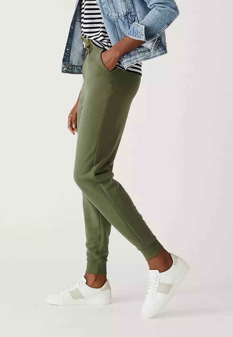 Jual Marks & Spencer The Cotton Rich Cuffed Joggers Original 2024