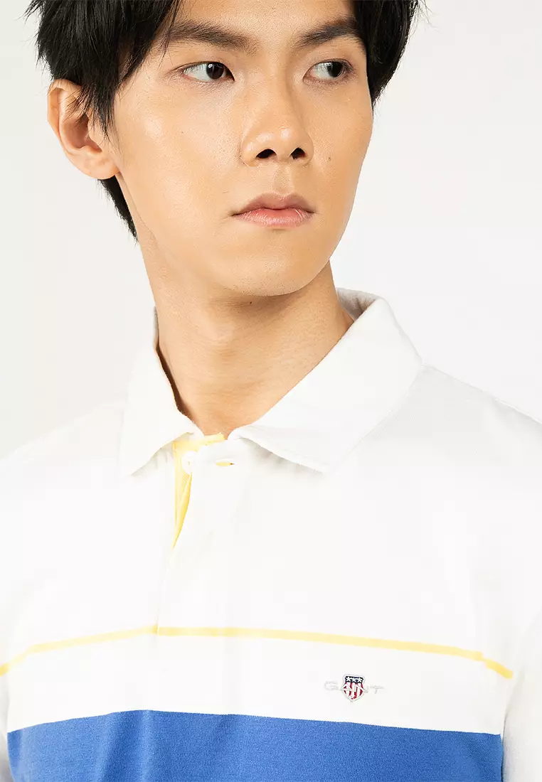 Shield 間條POLO恤