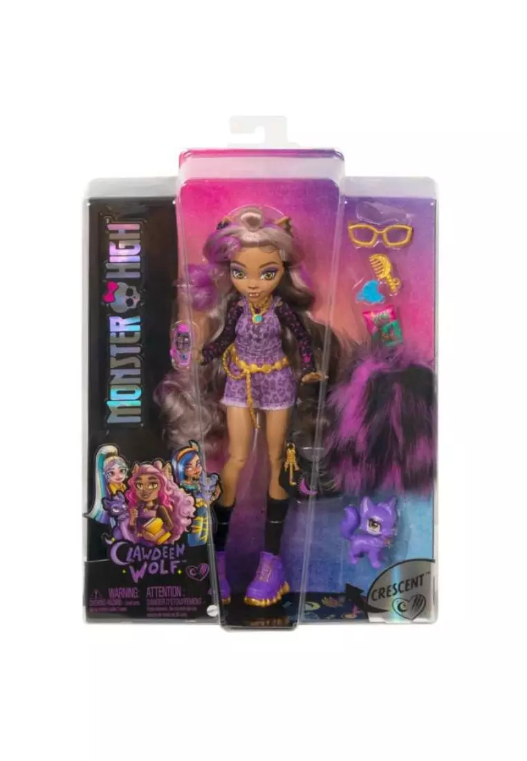 Monster High Clawdeen Wolf Doll With Pet And Accessories