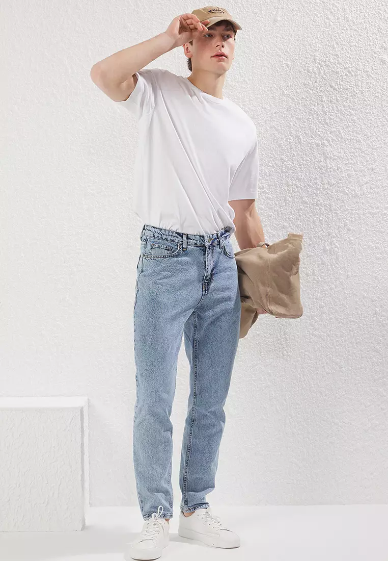 Blue Essential Fit Jeans Jeans Tmnaw23Je00104