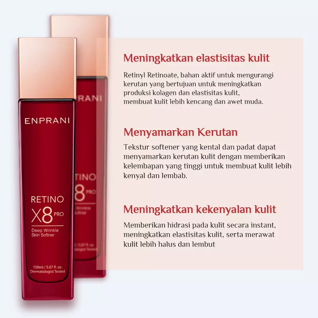 Holika Holika Enprani Retino X8 Pro Deep Wrinkle Skin Softener - Toner Anti Aging