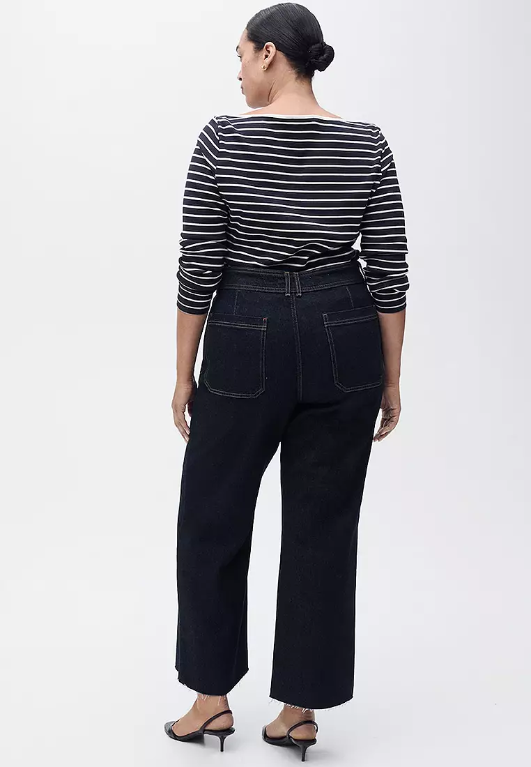 Catherin Culotte High-Rise Jeans
