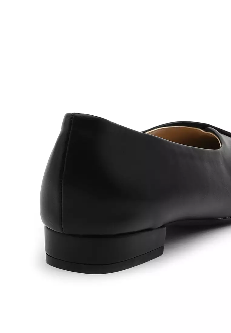 Della Square Flats (2cm) - Black