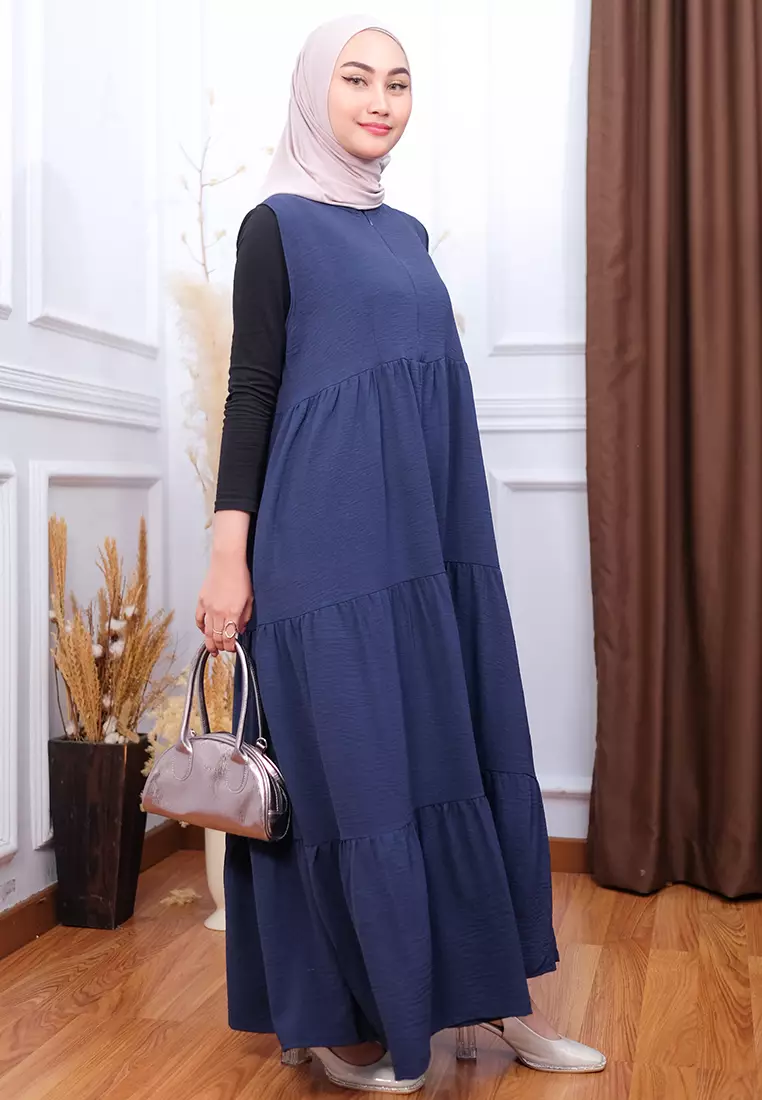 Elle Sleeveless Crinkle Dress