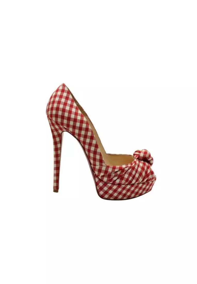 Christian louboutin red spike heels clearance