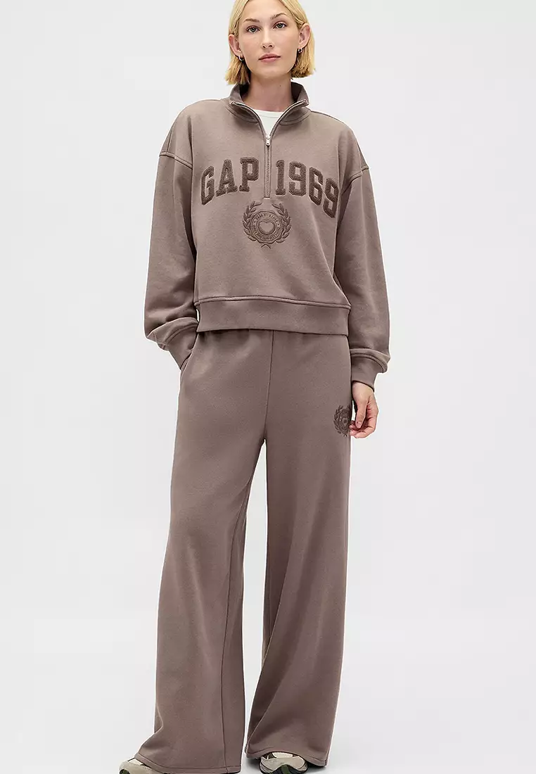 Logo Half Zip Sweatshirt