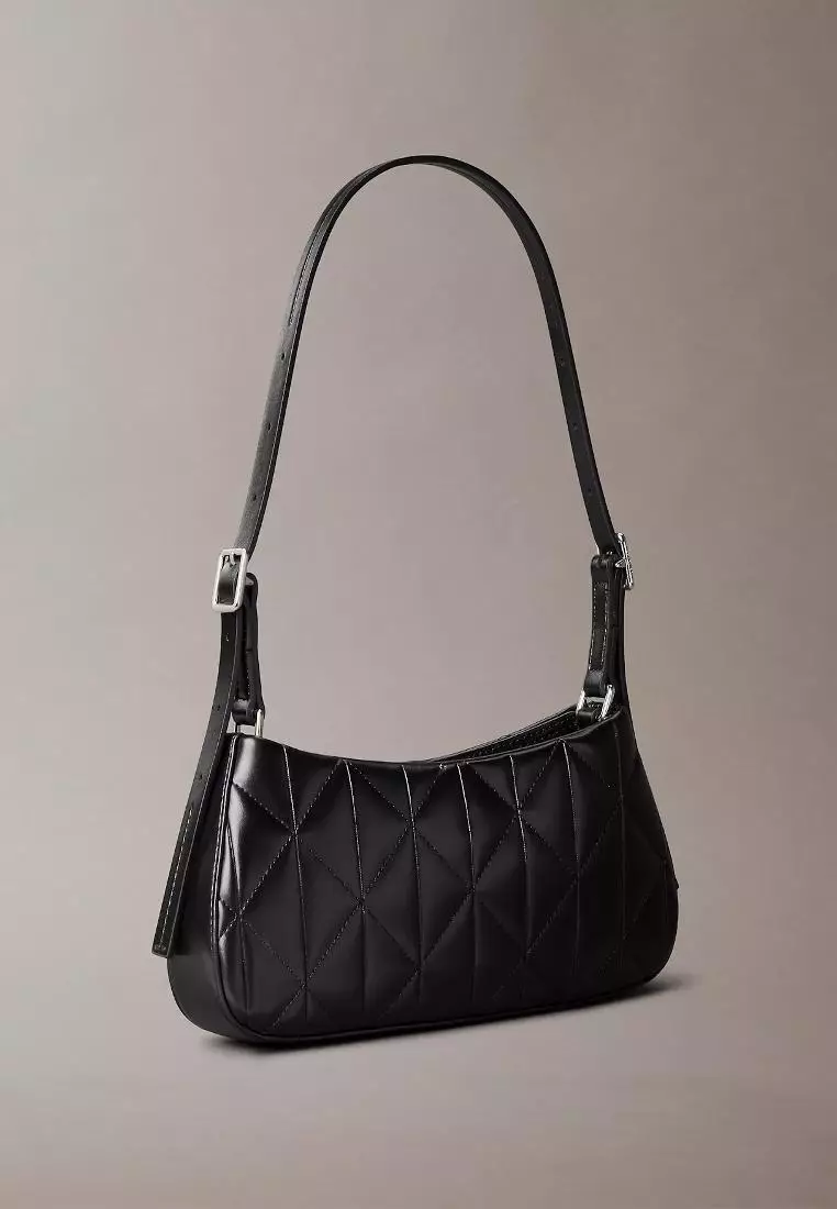CKA Quilted Small Shoulder Bag
