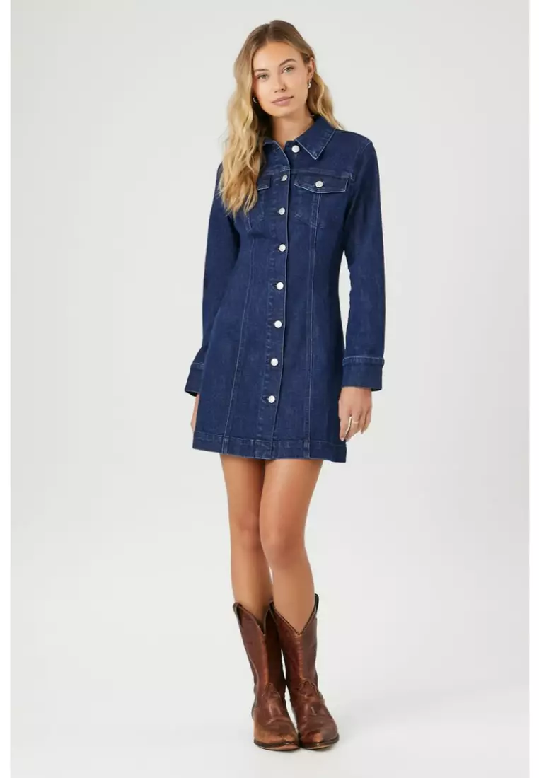 Denim shirt dress forever 21 hotsell