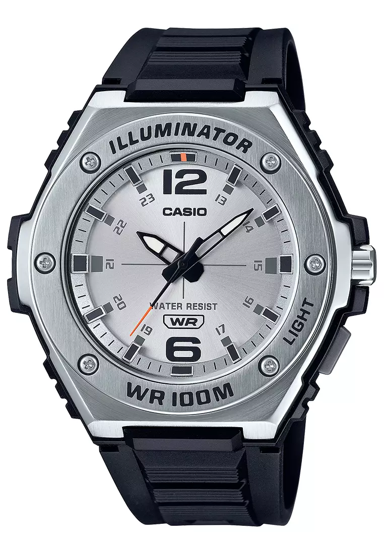 Casio - Jam Tangan Pria - Black - Resin Strap - MWA-100H-7AVDF