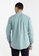 GIORDANO green Men's Cotton Lycra Oxford Long Sleeve Shirt 01041001 CA0B0AAEB69404GS_2
