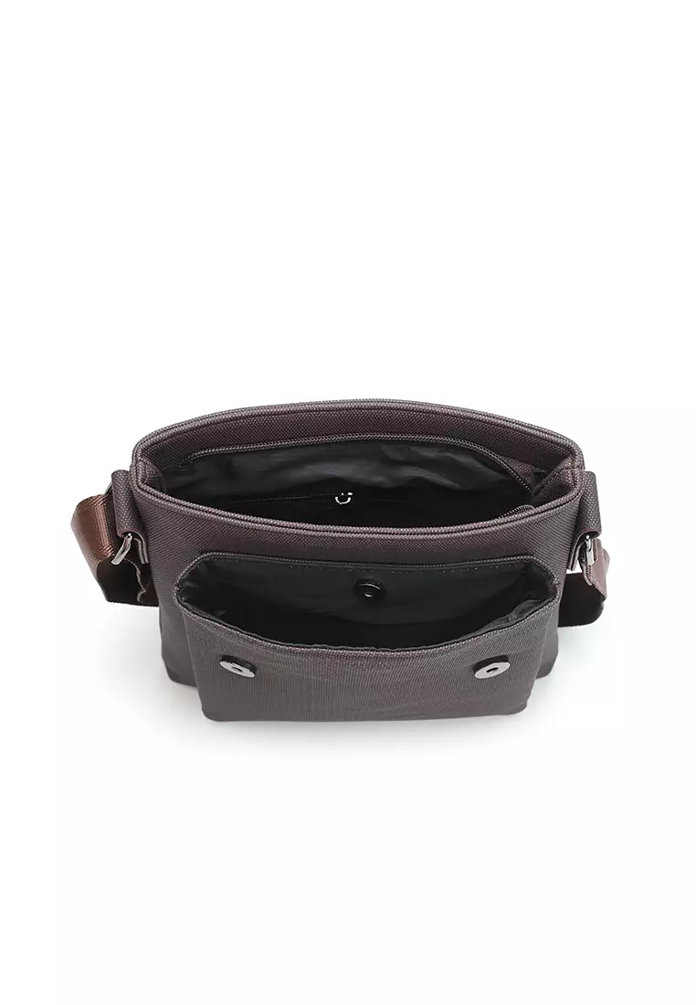Men's Sling Bag / Crossbody Bag (Tas Selempang Pria) - Cokelat