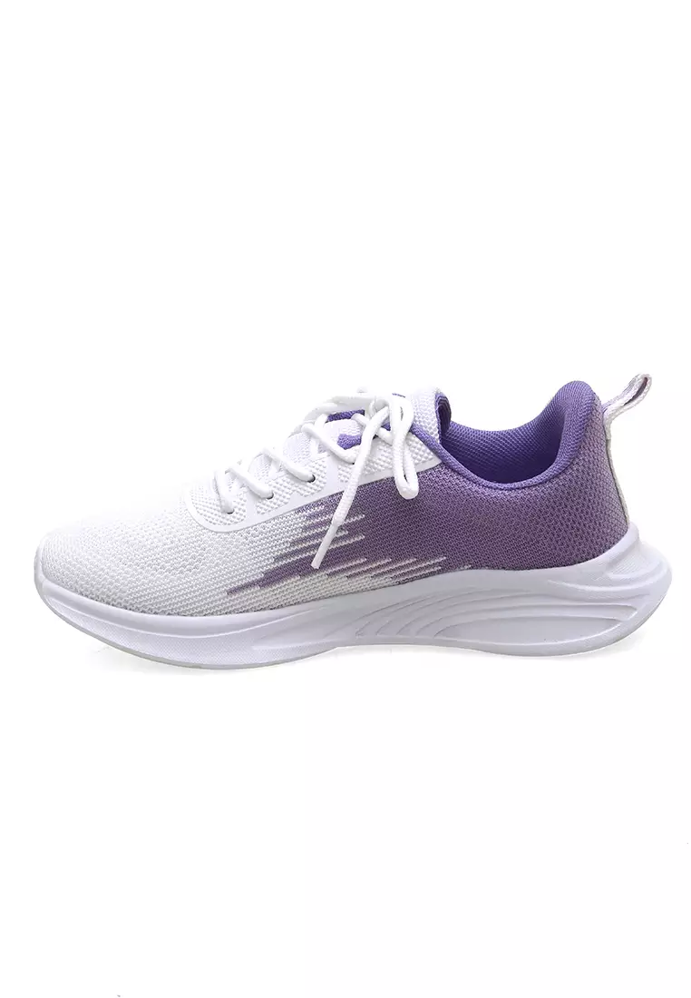 Sepatu Sport Wanita Joging Sneakers Premium High Quality - Purple 7799