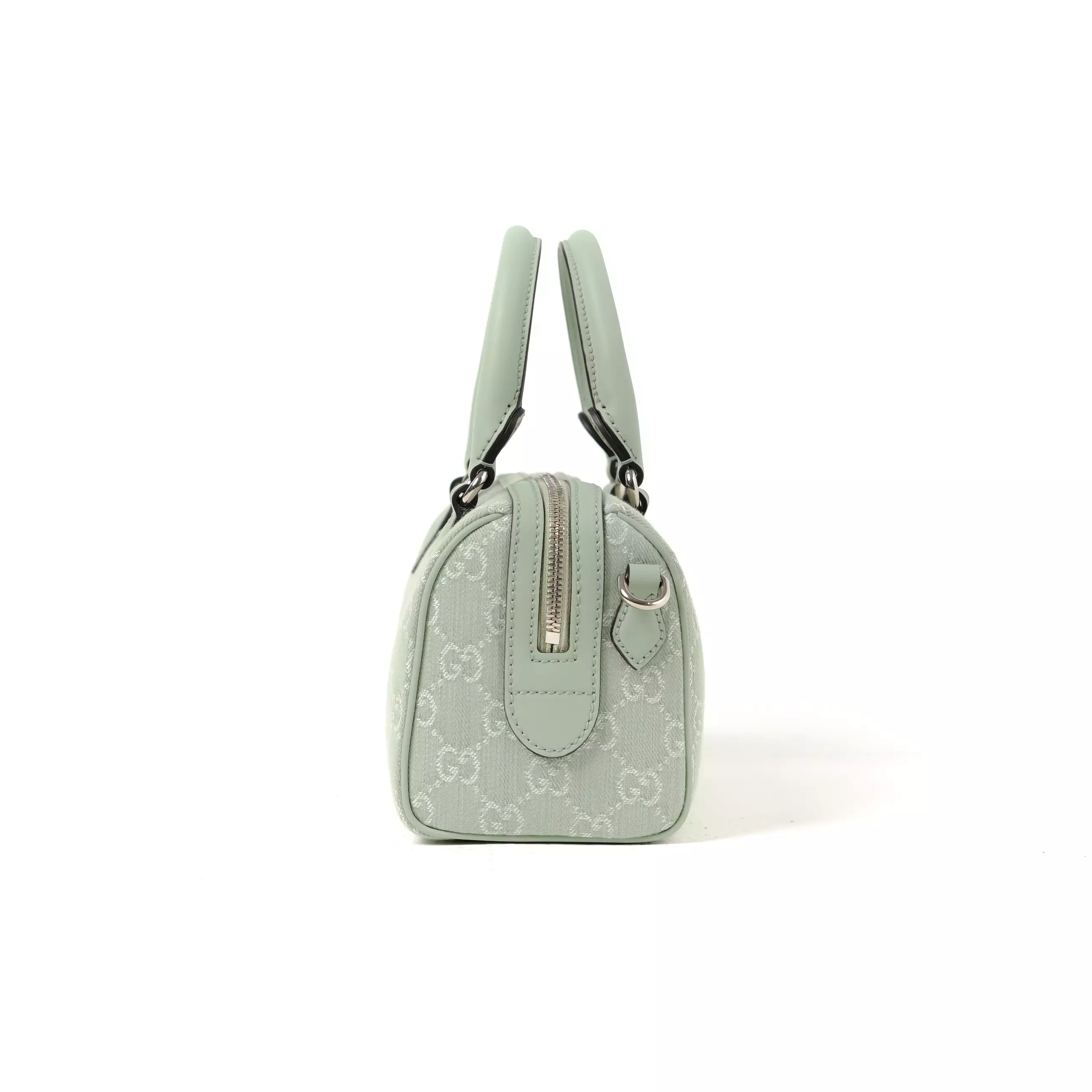 Tas GUCCI OPHIDIA SHW MINT CANVAS MINI DUFFLE BAG WITH LS 100% ORIGINAL