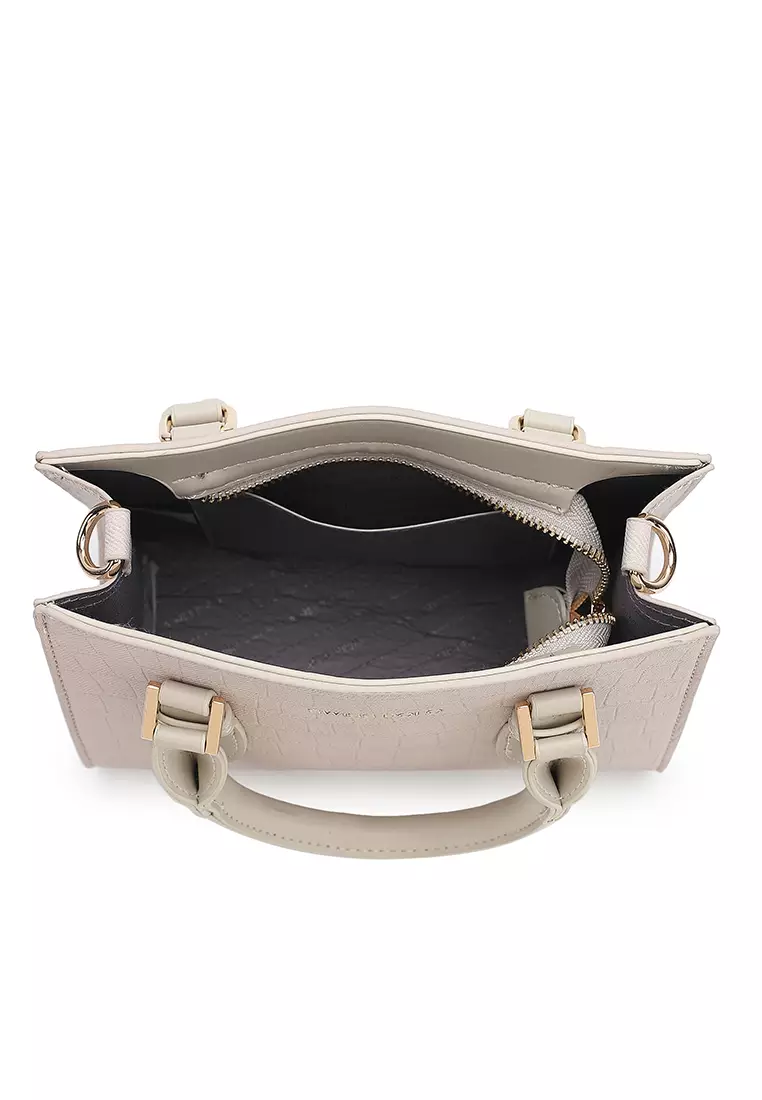 Women's Top Handle Bag / Sling Bag / Crossbody Bag (手拿袋 / 斜孭袋) - 米黃色