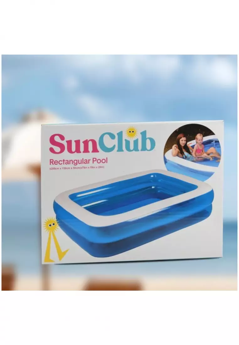 Jilong Giant Rectangular Inflatable Pool 79X59X20inch