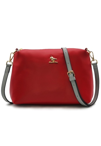 POLO HILL red POLO HILL Two Toned Ladies Sling Bag 7276CAC16A994FGS_1