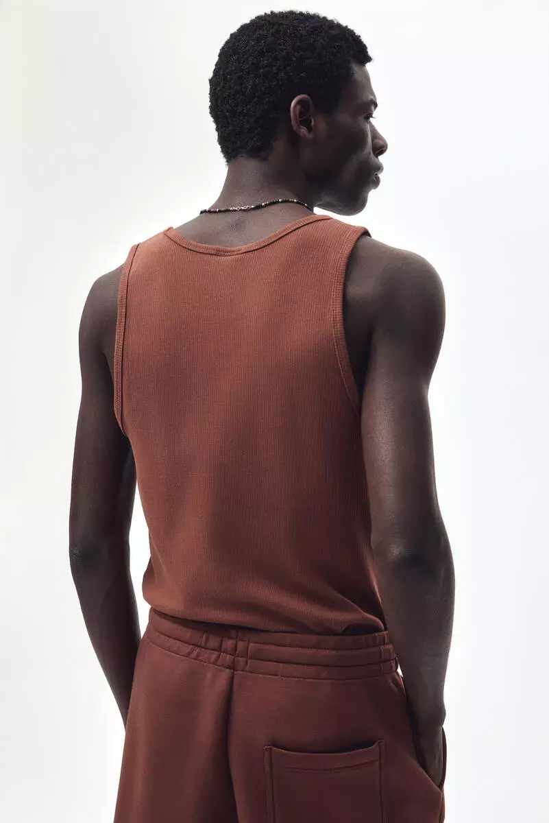 Slim Fit Ribbed vest top