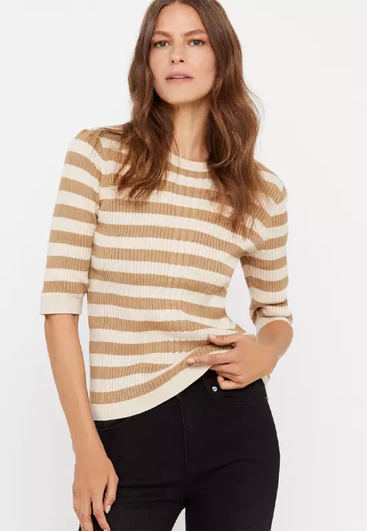 Ribbed Knit Sweater