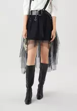 Buy Hopeshow Mesh Layered Tulle Skirt with Belt 2026 Online | ZALORA