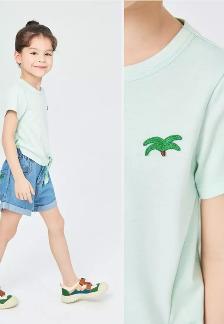 Ribbon Style Graphic Print Short Sleeve T-Shirt