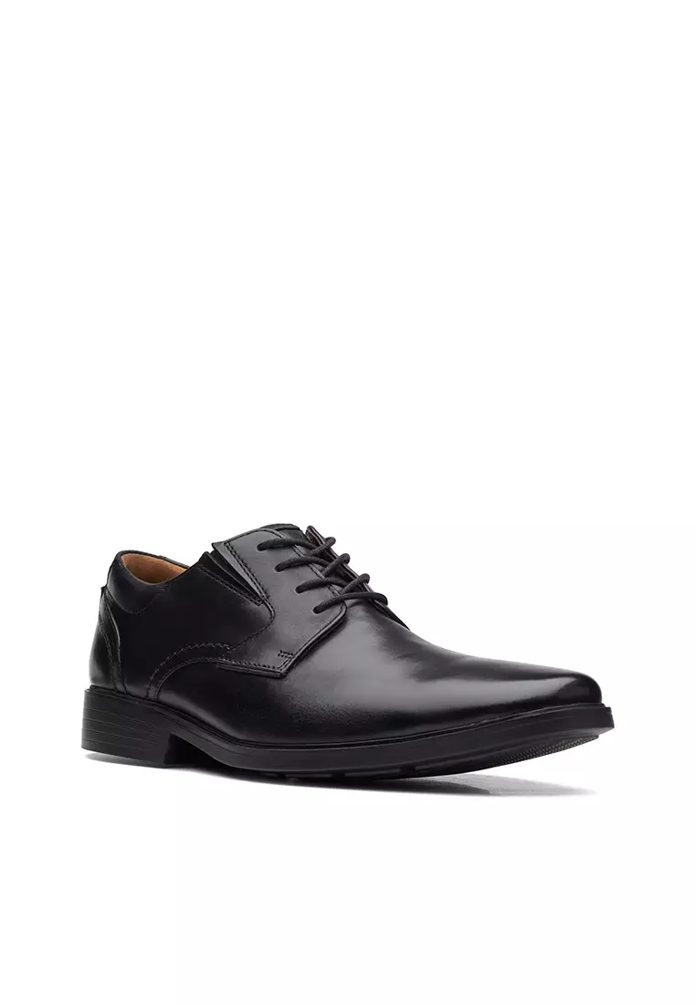 Discount on Clarks  shoes - SKU: Clarkslite Low Leather Dress Shoe Black