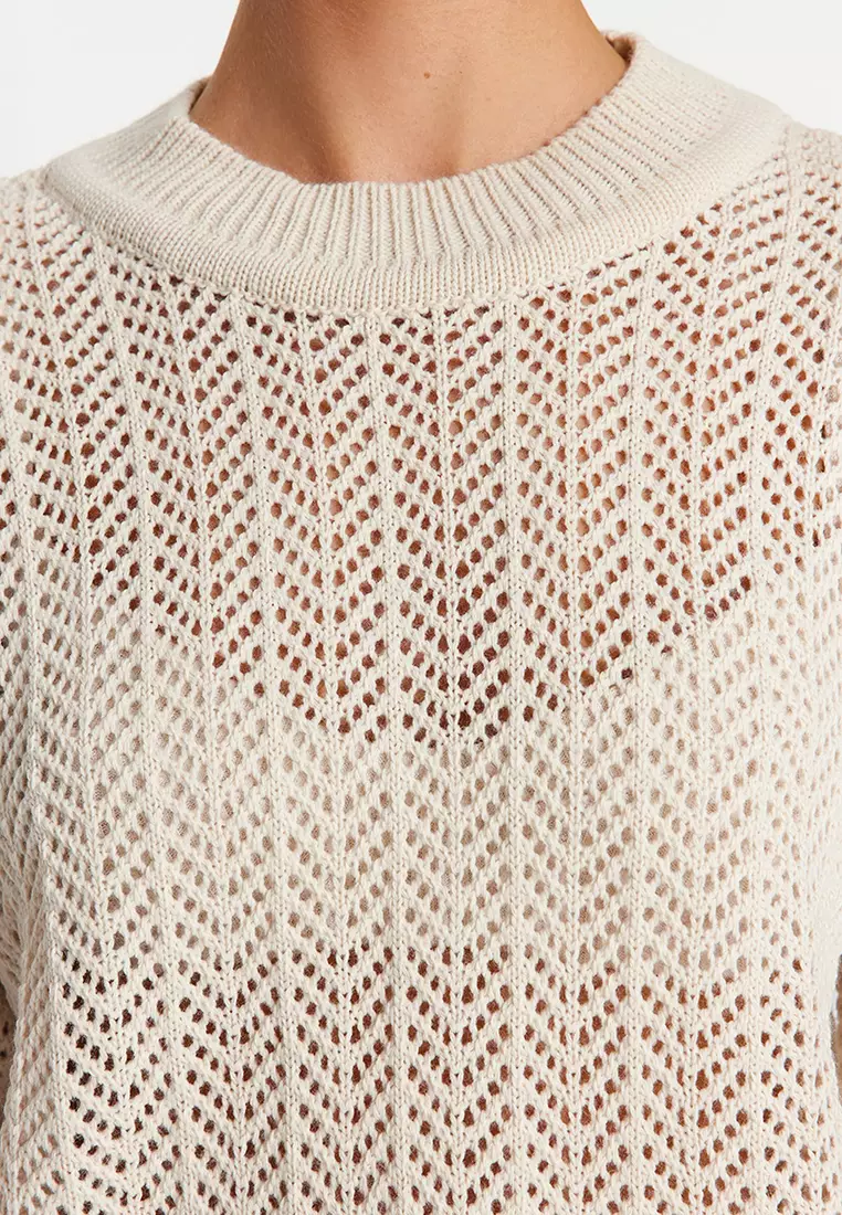 Openwork Knitwear Sweater