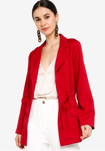 Buy Zalora Casual Blazer With Pull String Online On Zalora Singapore
