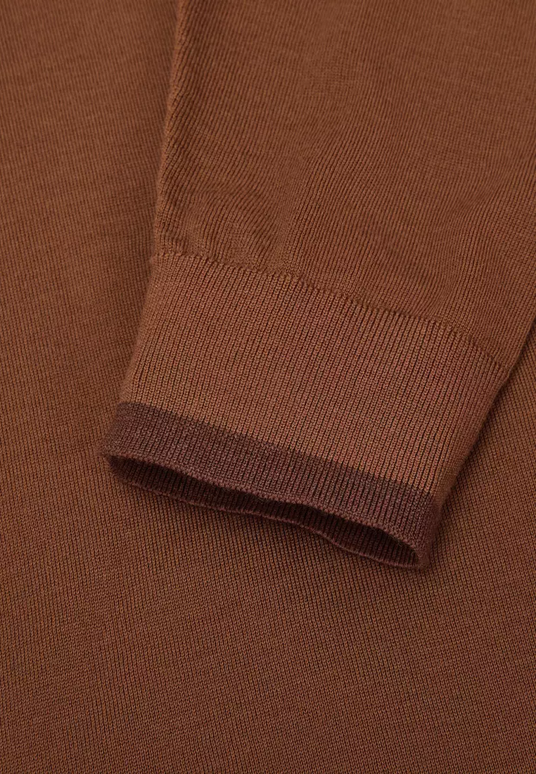 內搭高領精細純羊毛冷衫