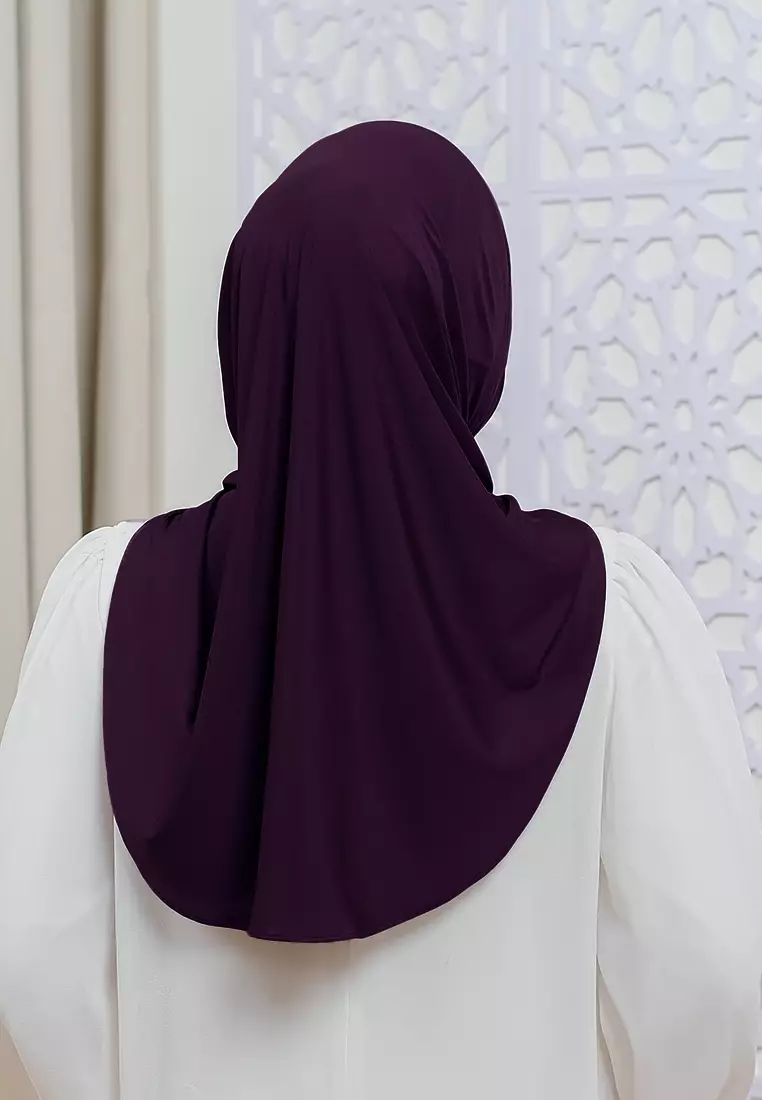 HIJAB INSTAN LUNA - DARK PURPLE