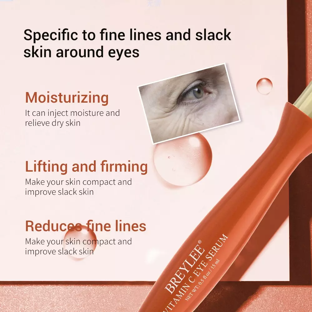 [BPOM] BREYLEE Serum Mata Roll On Vitamin C - Mencerahkan (15ml)