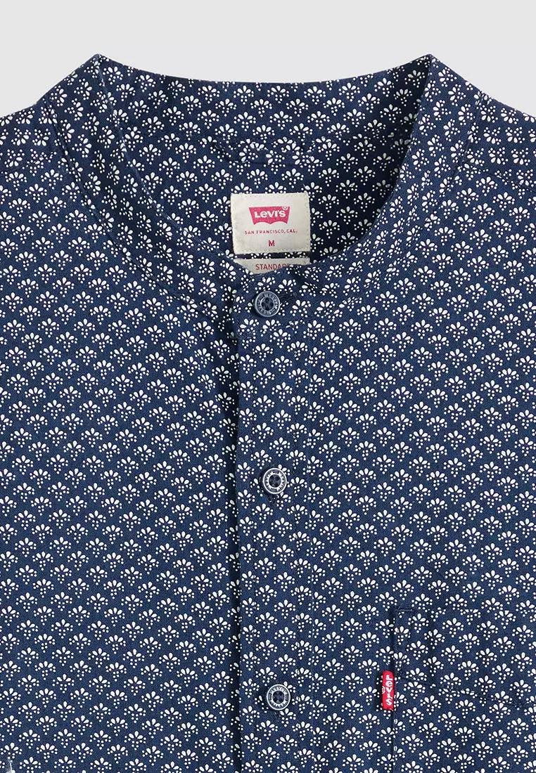 Levi's® Men's Short-Sleeve Banded Collar Shirt (69891-0022)