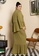 Lubna green Cotton Knit Plus Size Seroja Kurung Set CE964AA58229DBGS_1