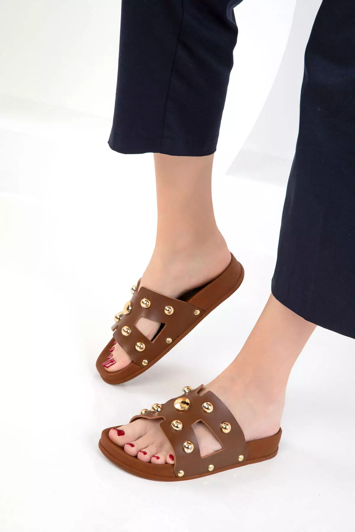 Tan Women's Slippers 20661