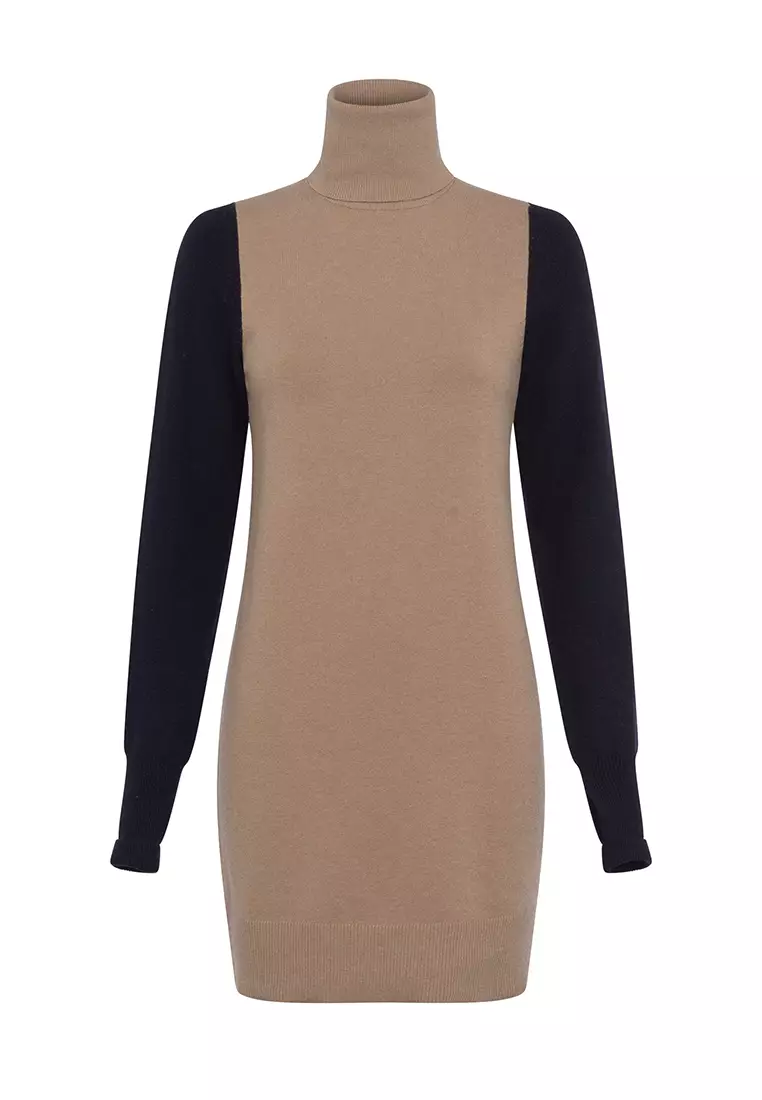 Millia Colour Block Vhari Jumper Dress