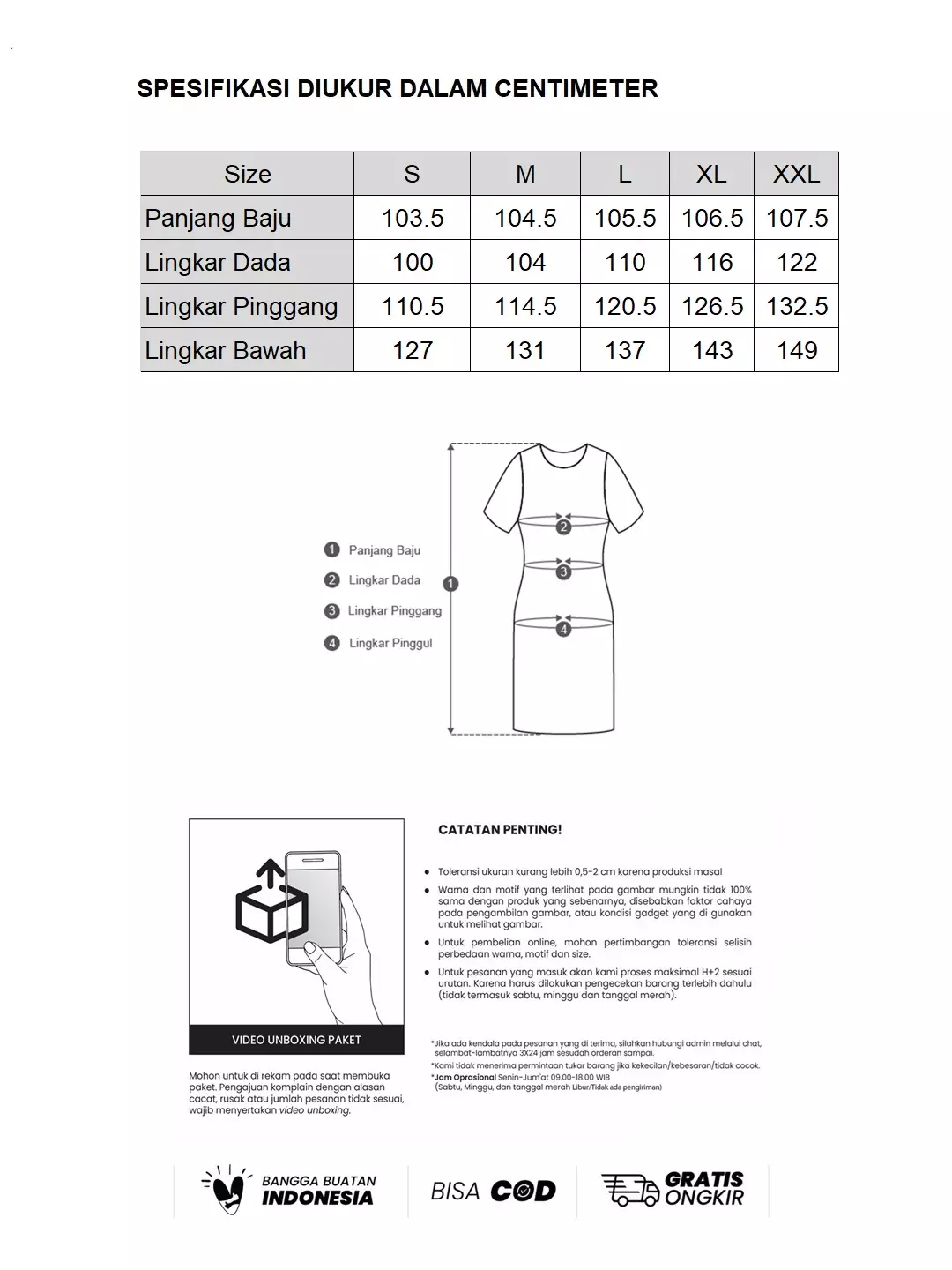 MINIMAL - Drusilla - Gaun Rimple Bordir - White Warna White