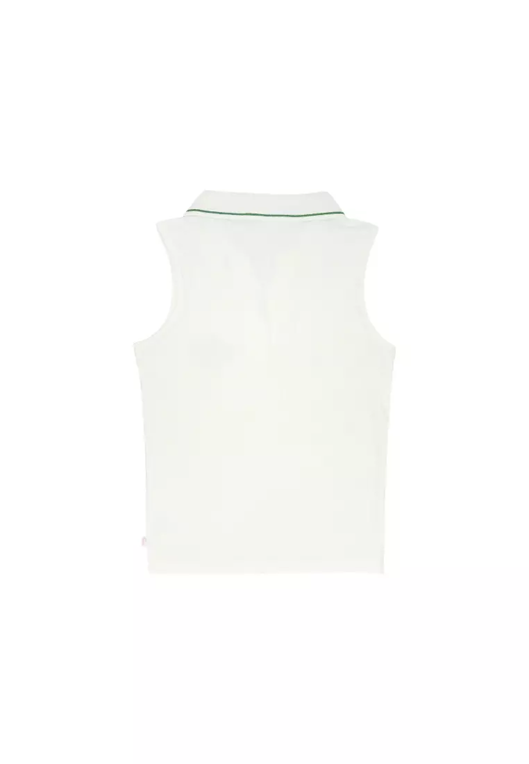 Barbie Ladies "Sports Club" Open Collar Sleeveless Top