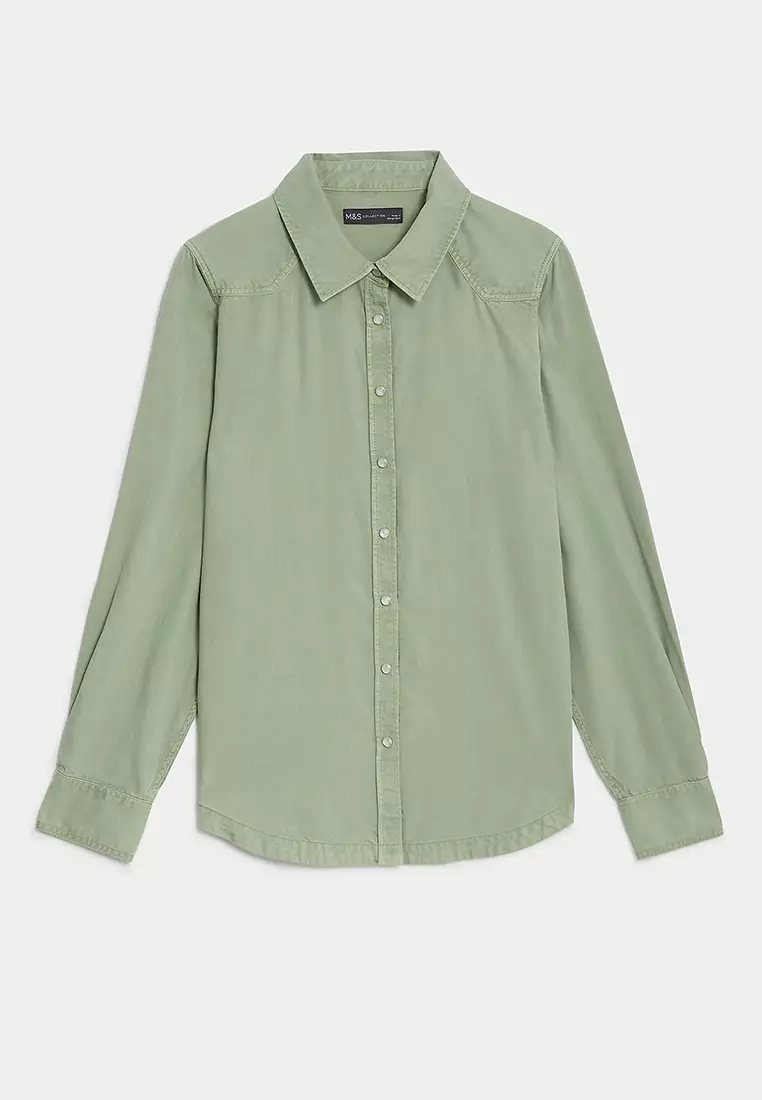 Pure Lyocell™ Collared Shirt
