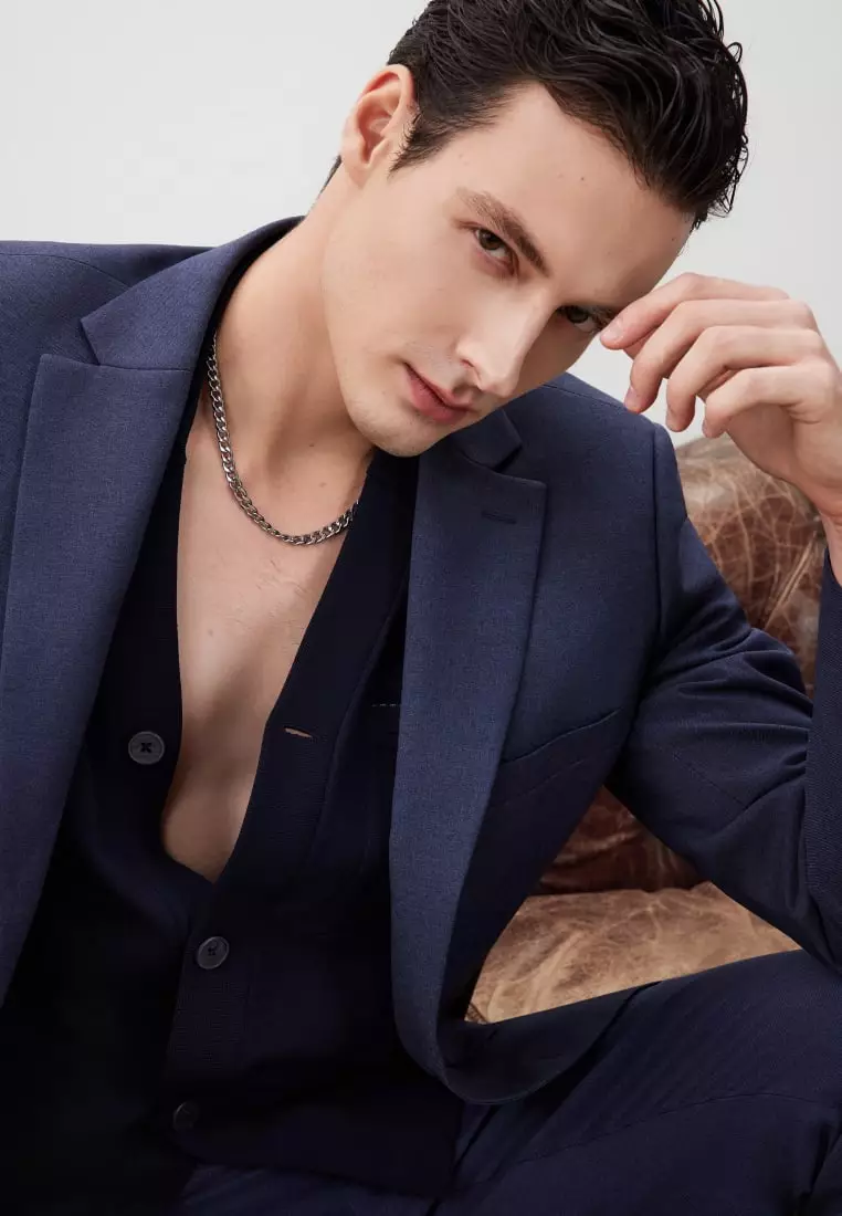 G2000 Teflon Stain-Resistant & Easy Care Smart Fit Twill Suit Blazer